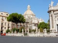 Baroque Church of the abbey of Sant Agate -Catania - Sicily, - southern Italy